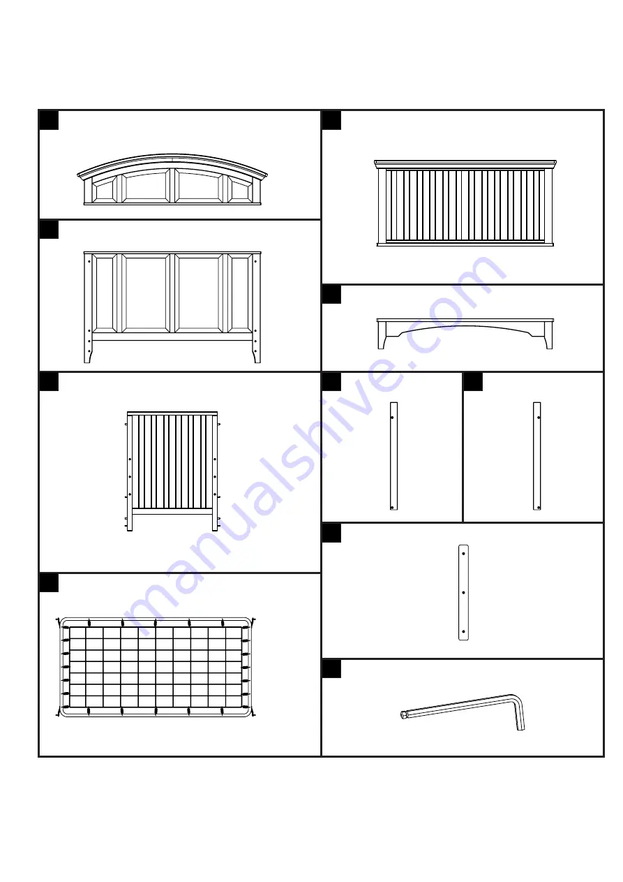 Kolcraft Brooklyn Crib Assembly Instructions Manual Download Page 5