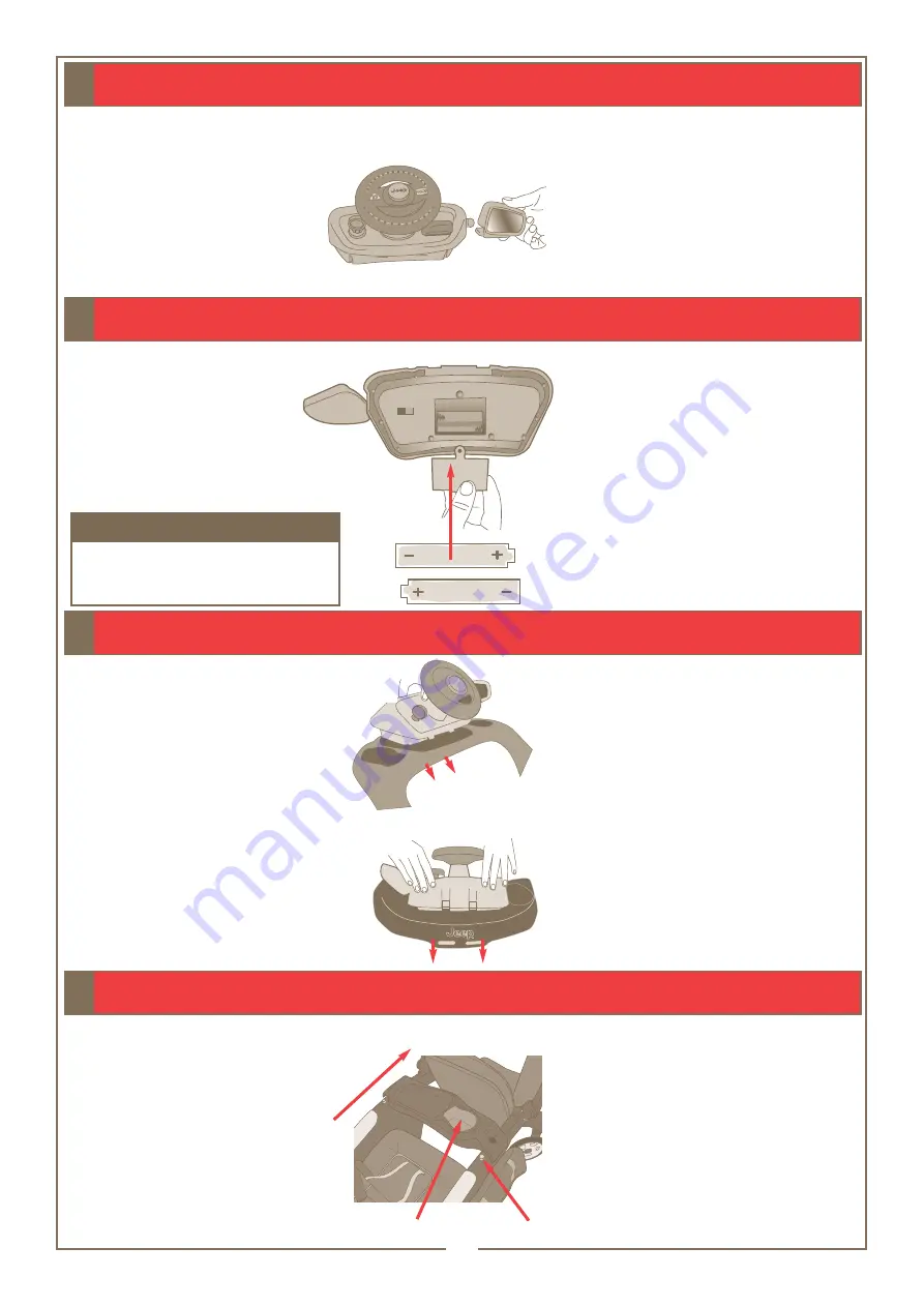 Kolcraft Jeep S47J-A-R1 Instruction Sheet Download Page 5