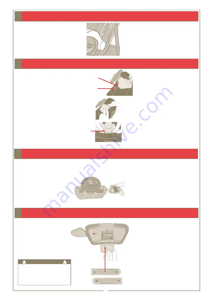 Kolcraft Jeep S50J-A Instruction Sheet Download Page 4