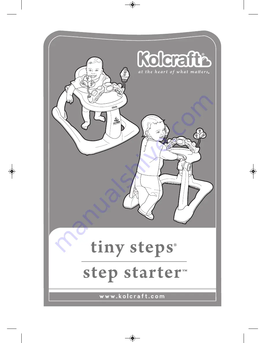 Kolcraft step starter Instruction Sheet Download Page 1