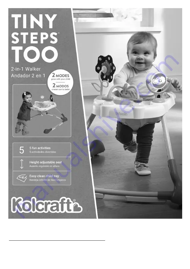 Kolcraft TINY SUEPS TOO User Manual Download Page 1