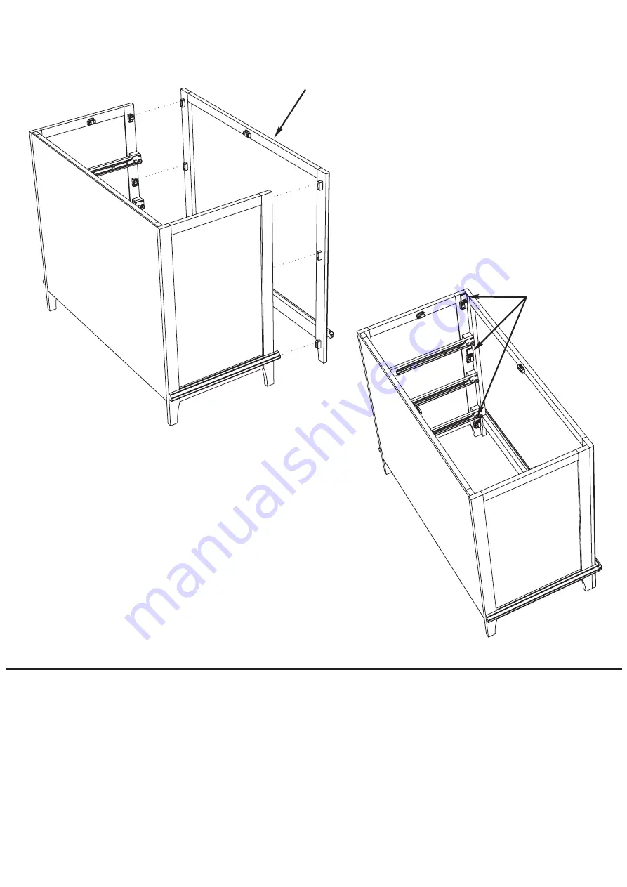 Kolcraft Transitional 3 Drawer Dresser Assembly Instructions Manual Download Page 38