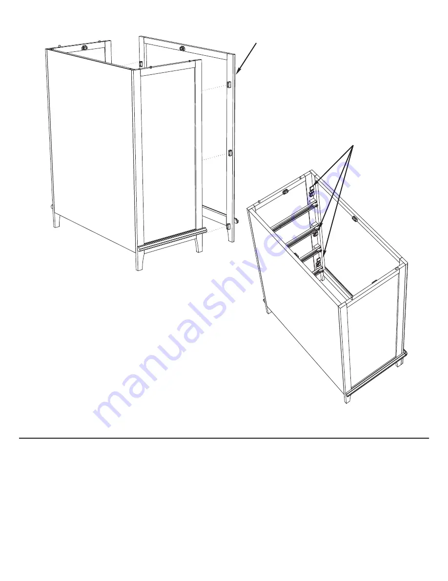 Kolcraft Transitional 4 Drawer Dresser Assembly Instructions Manual Download Page 23