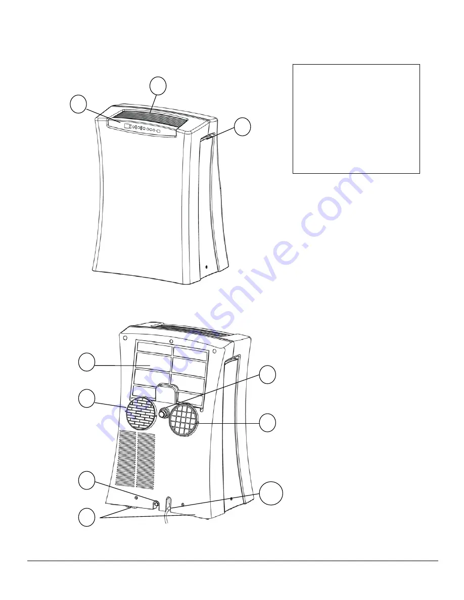 Koldfront PAC701W Owner'S Manual Download Page 5