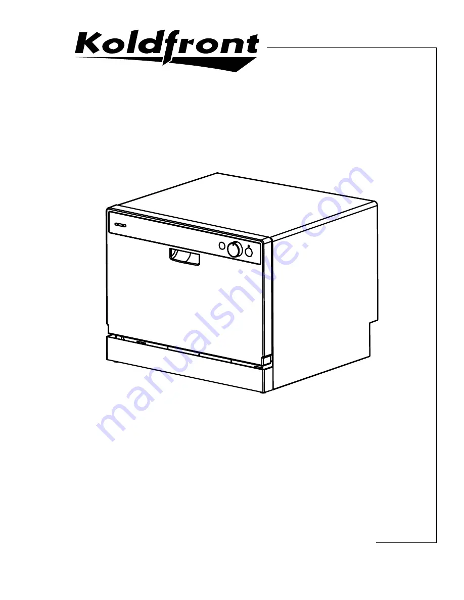 Koldfront PDW60EB Скачать руководство пользователя страница 1