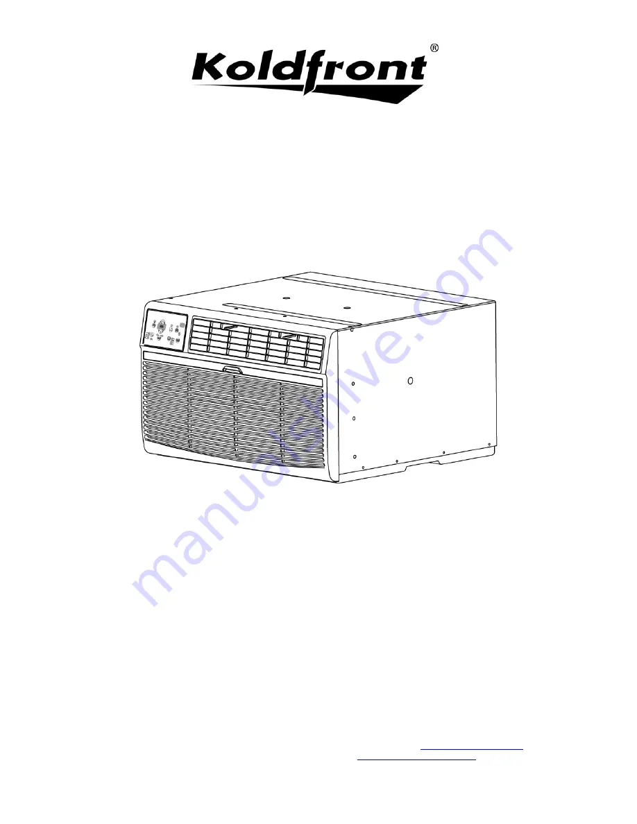 Koldfront WTC12001W Скачать руководство пользователя страница 1