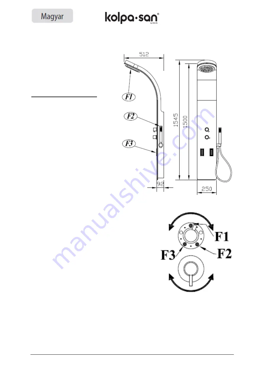 Kolpa-san EURUS 1500 2F Manual Download Page 39