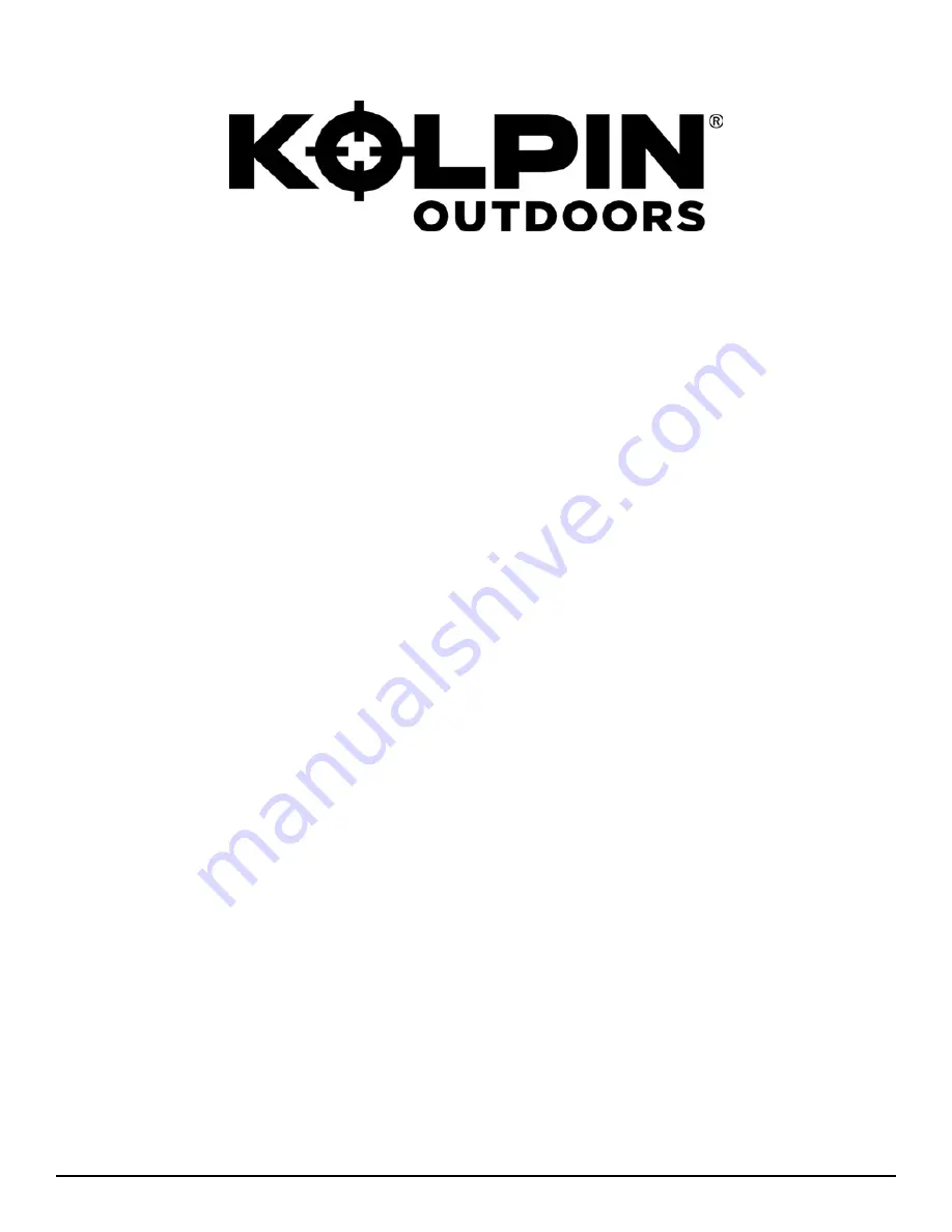 Kolpin Outdoors 35-3020 Assembly & Owners Manual Download Page 6