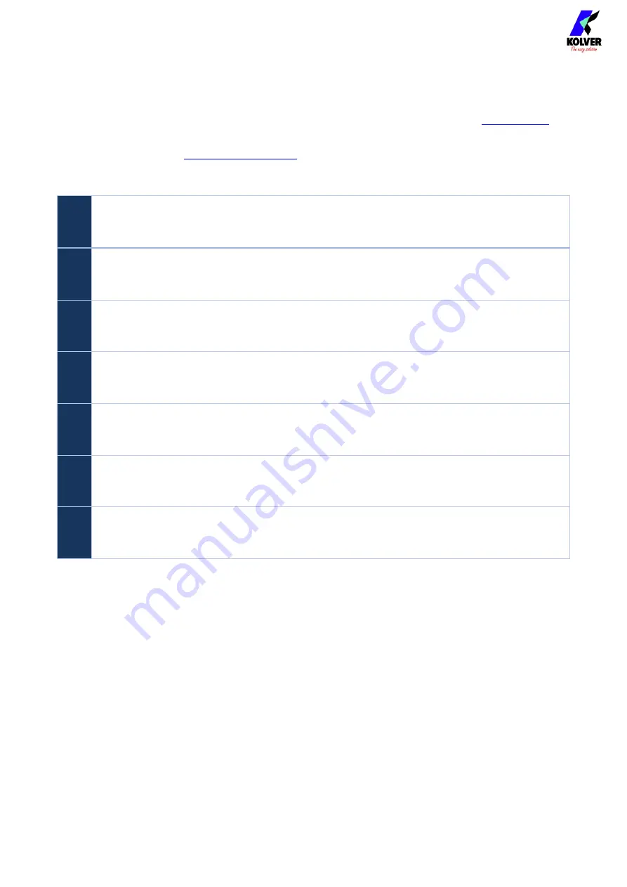 Kolver K-DUCER Operator'S Manual Download Page 19