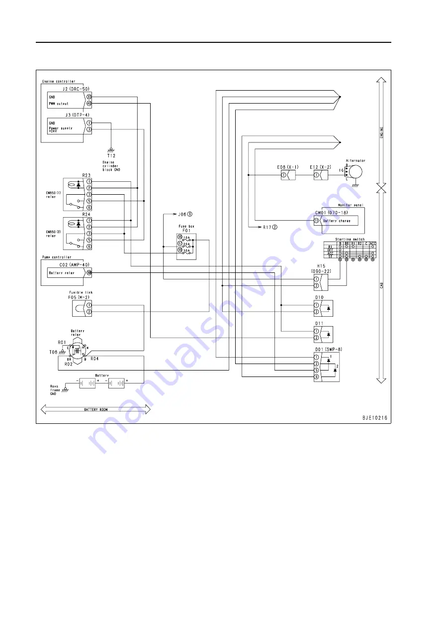 Komatsu 114E-3 Series Shop Manual Download Page 204