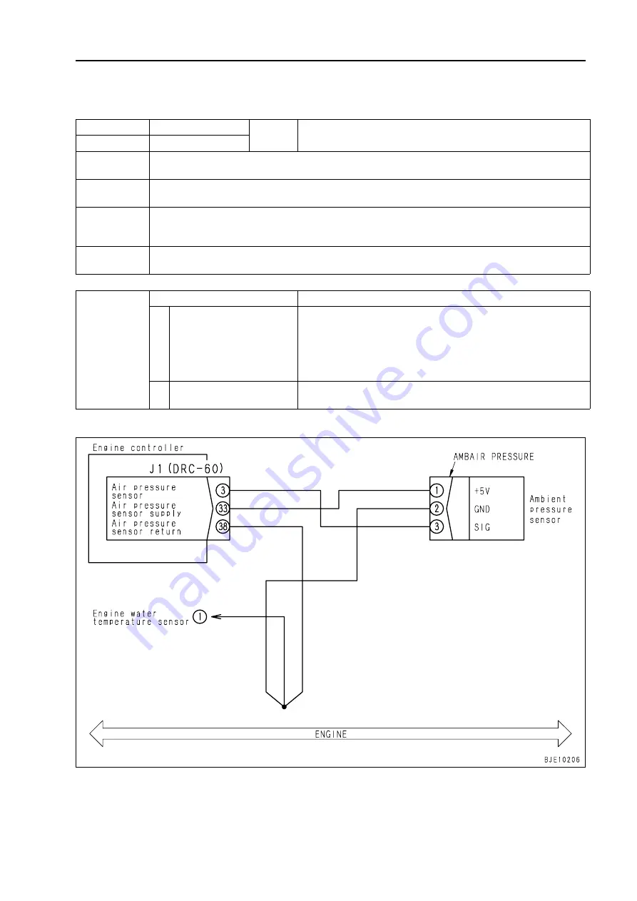 Komatsu 114E-3 Series Shop Manual Download Page 207