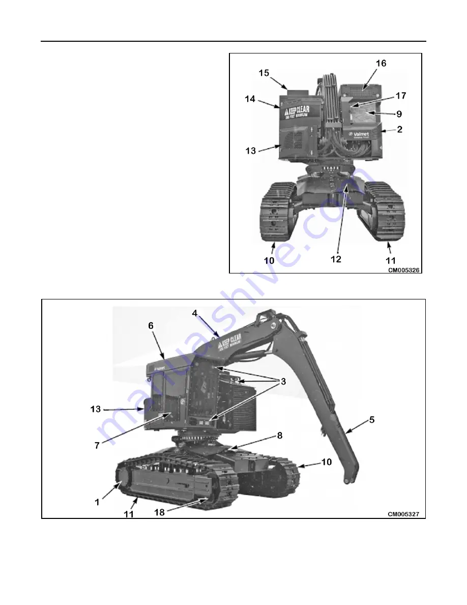 Komatsu 450FXL-1 Operation & Maintenance Manual Download Page 9