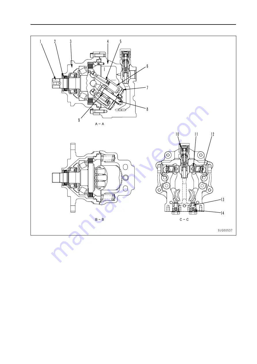 Komatsu BR380JG-1E0 Shop Manual Download Page 146