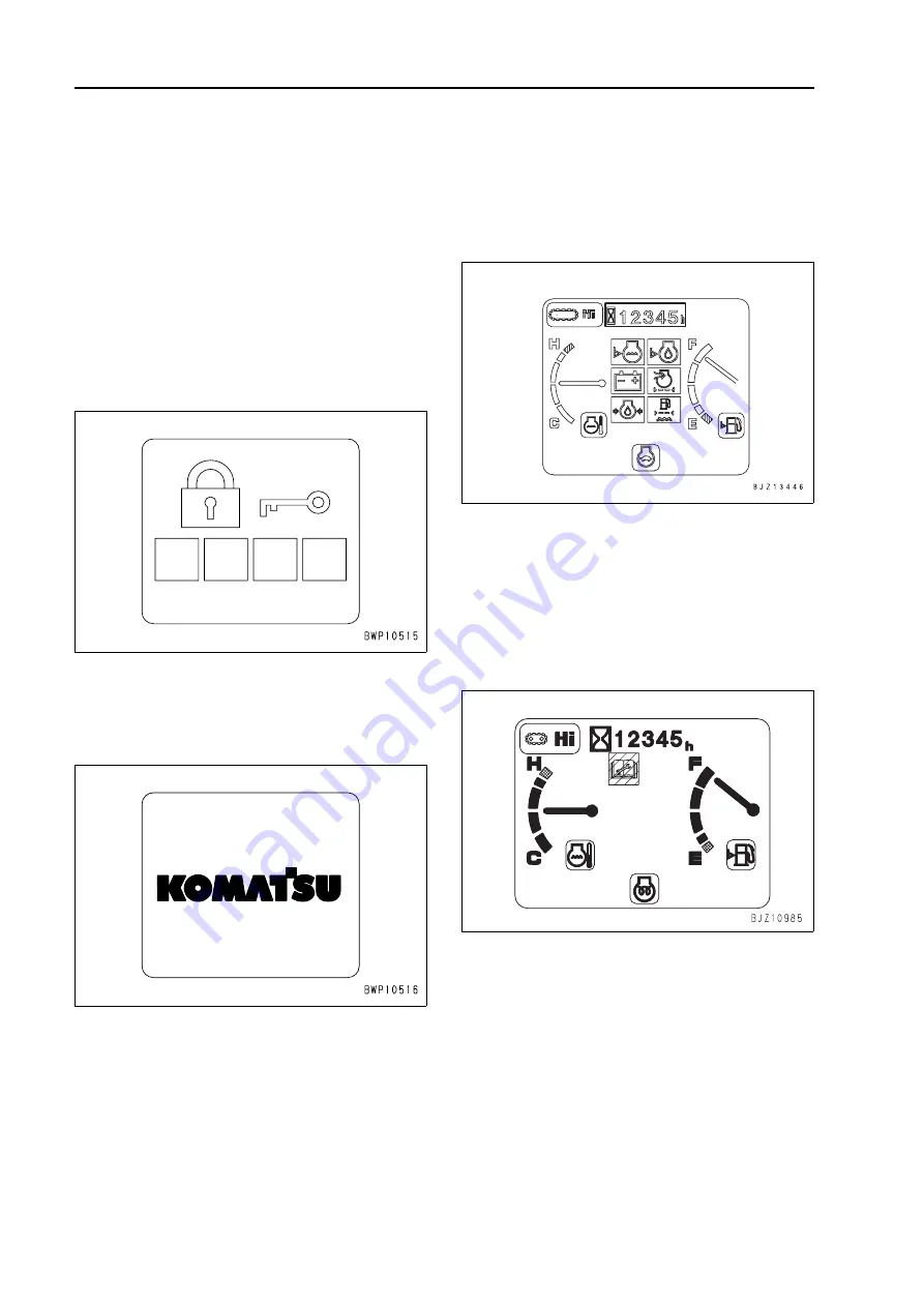 Komatsu BR380JG-1E0 Shop Manual Download Page 310