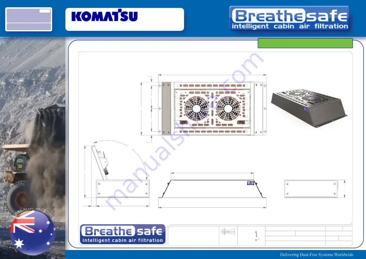 Komatsu Breathesafe WA900-3EO Installation Overview Download Page 23