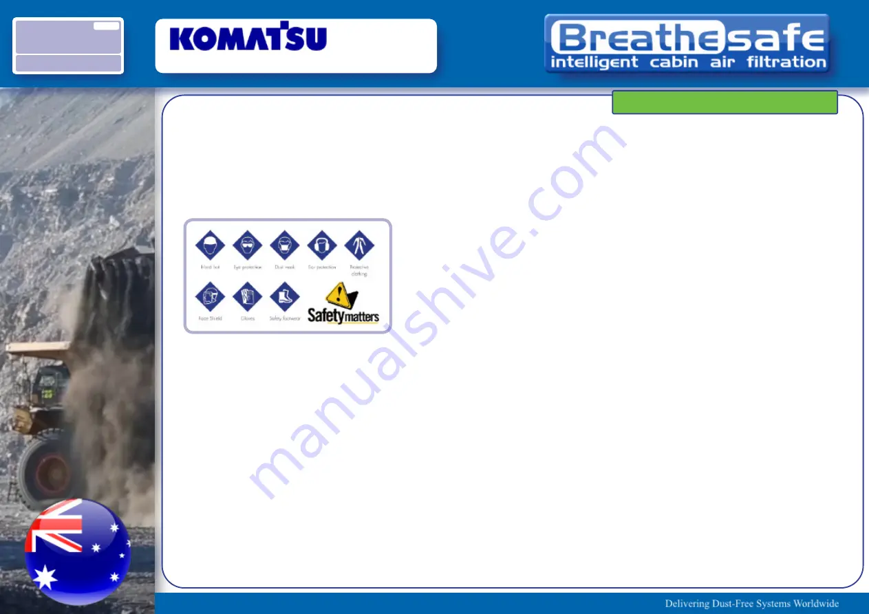 Komatsu Breathesafe WA900-3EO Скачать руководство пользователя страница 28