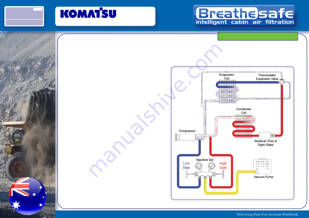 Komatsu Breathesafe WA900-3EO Installation Overview Download Page 30