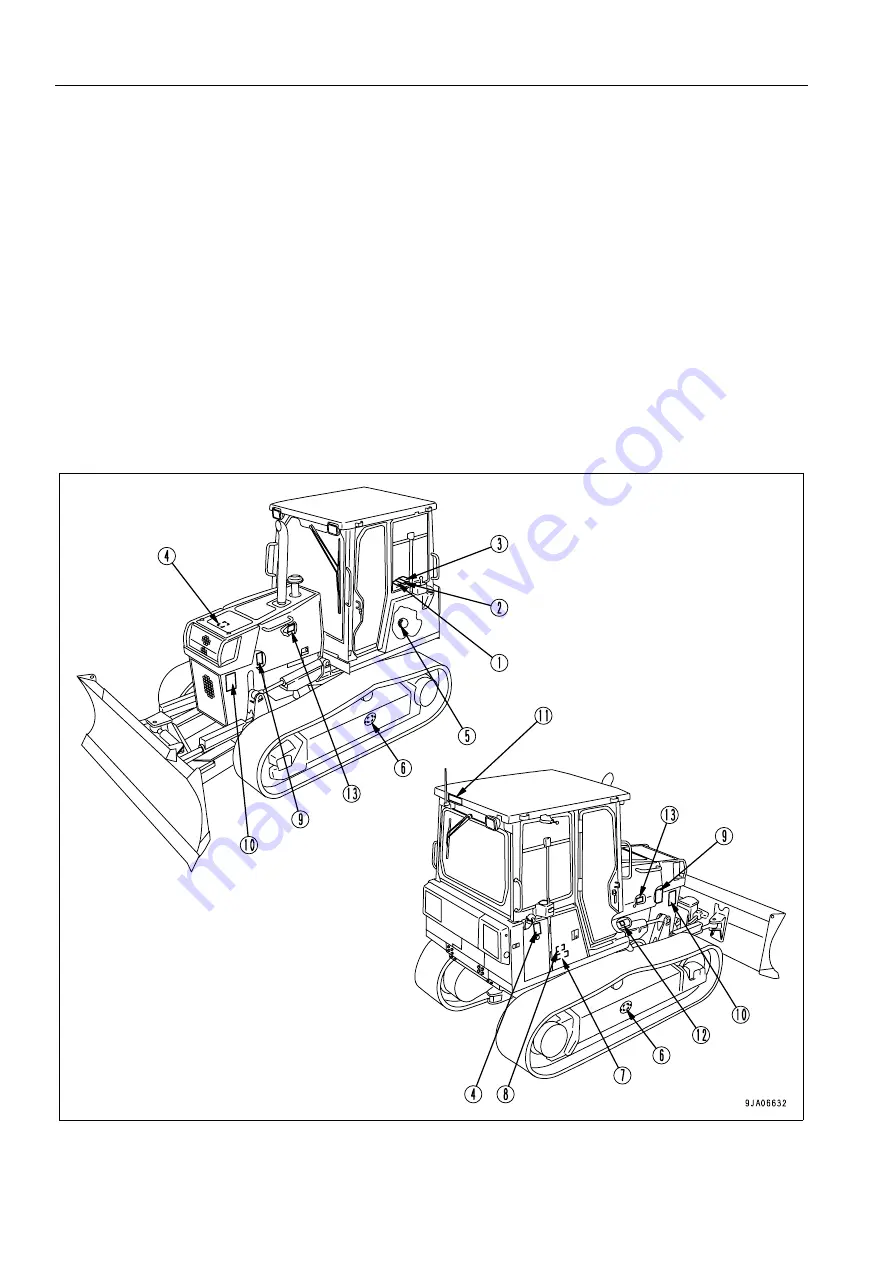 Komatsu D31EX-21 Operation & Maintenance Manual Download Page 22