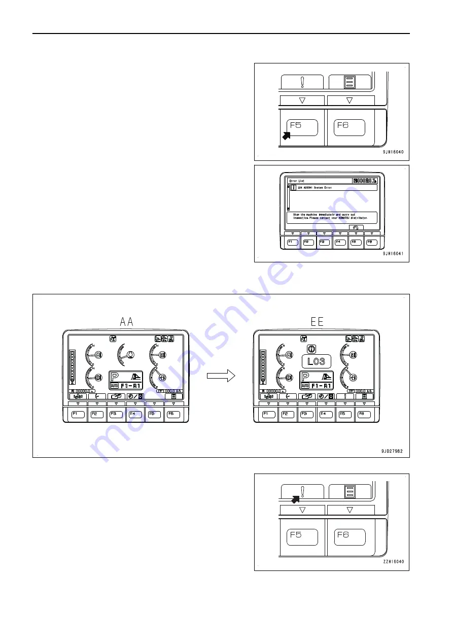 Komatsu D375A-8 Operation & Maintenance Manual Download Page 70