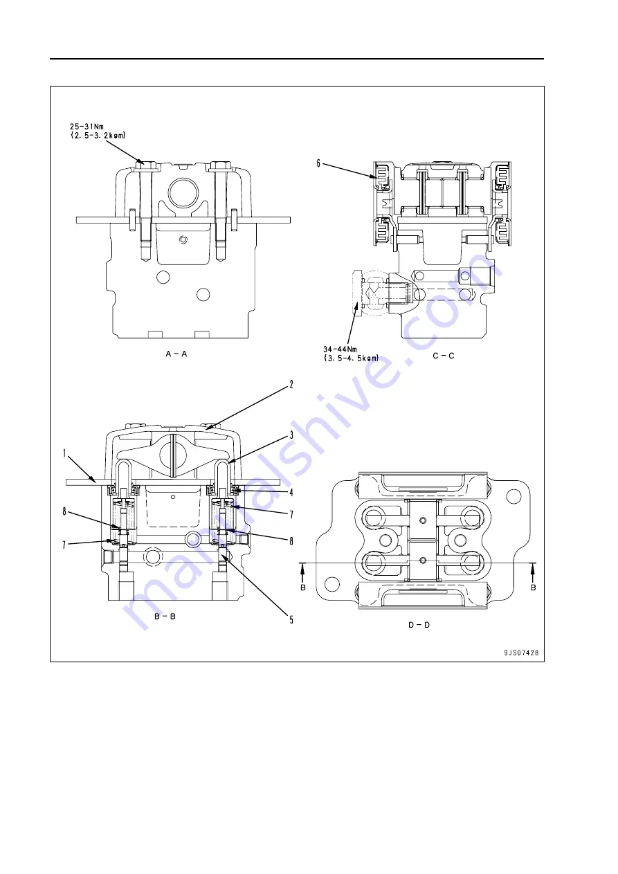 Komatsu Galeo PC138US-8 Shop Manual Download Page 190