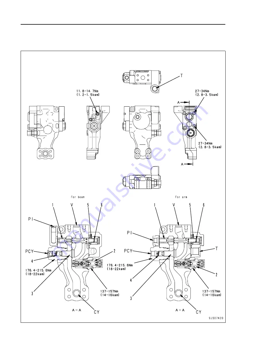 Komatsu Galeo PC138US-8 Shop Manual Download Page 228