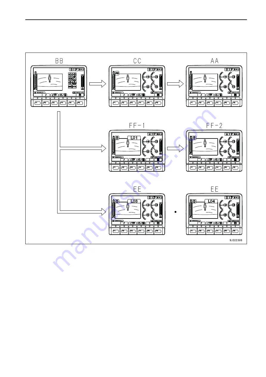 Komatsu HB365LC-3 Operation & Maintenance Manual Download Page 85