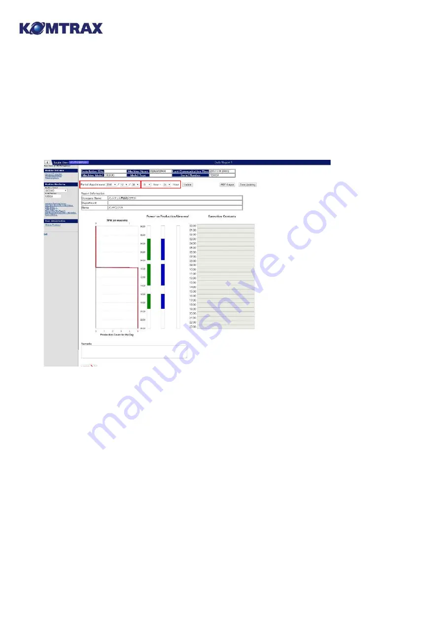 Komatsu KOMTRAX Instruction Manual Download Page 18