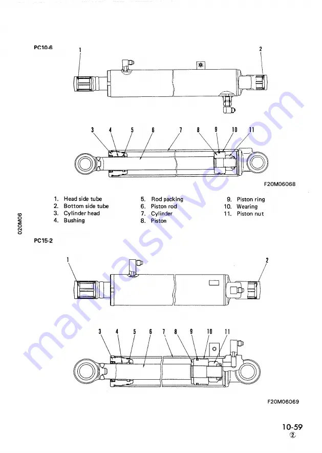 Komatsu PC05-6 Shop Manual Download Page 70