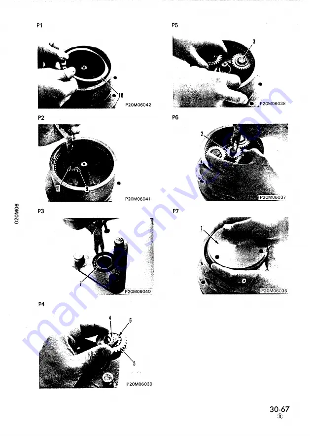 Komatsu PC05-6 Shop Manual Download Page 197