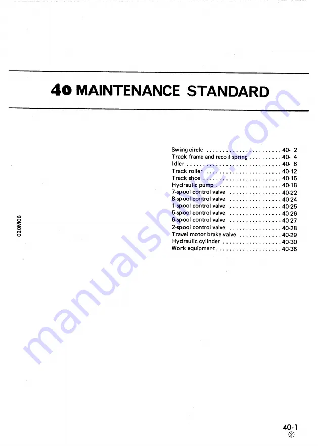 Komatsu PC05-6 Shop Manual Download Page 206