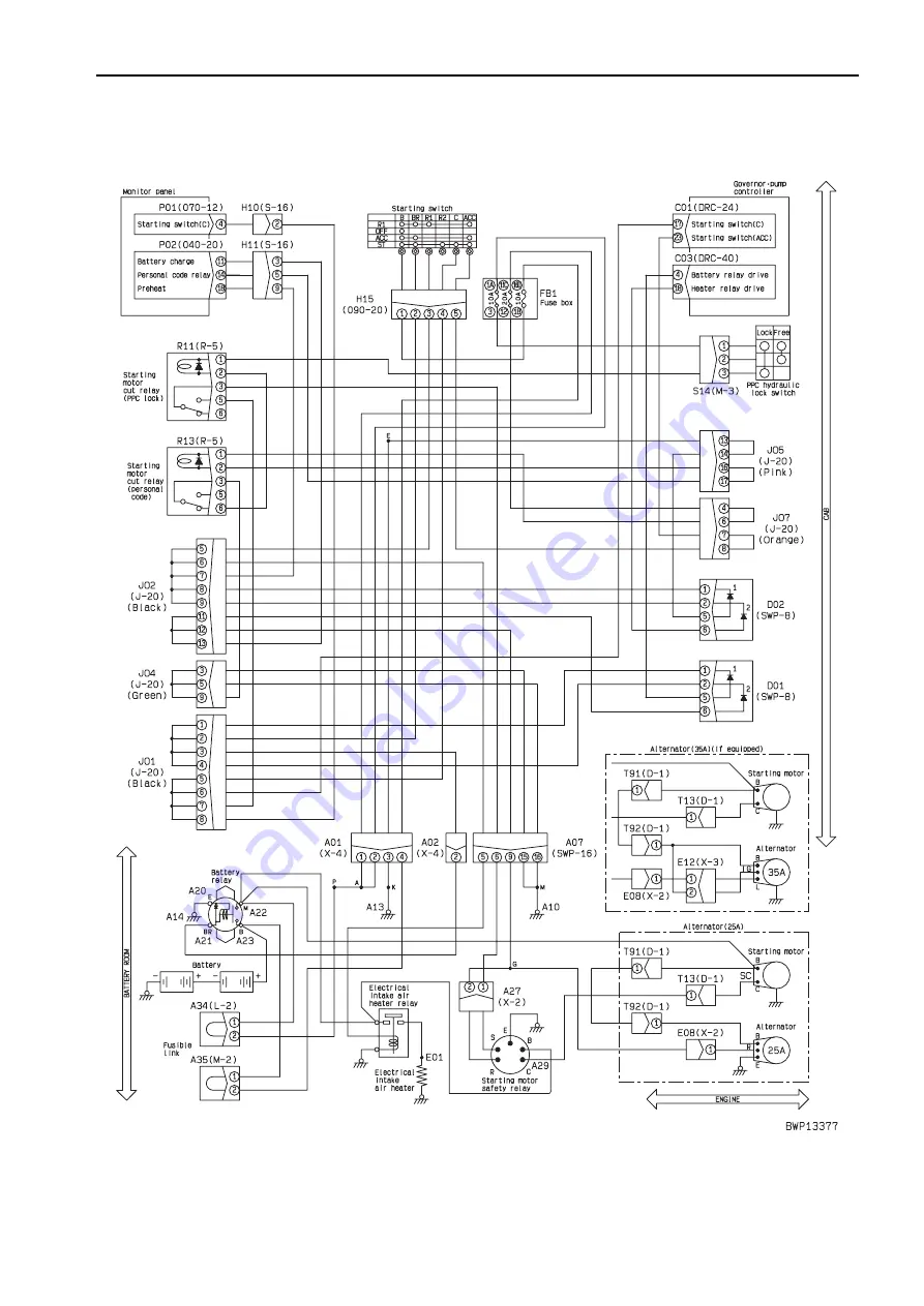 Komatsu PC130-7 Shop Manual Download Page 231