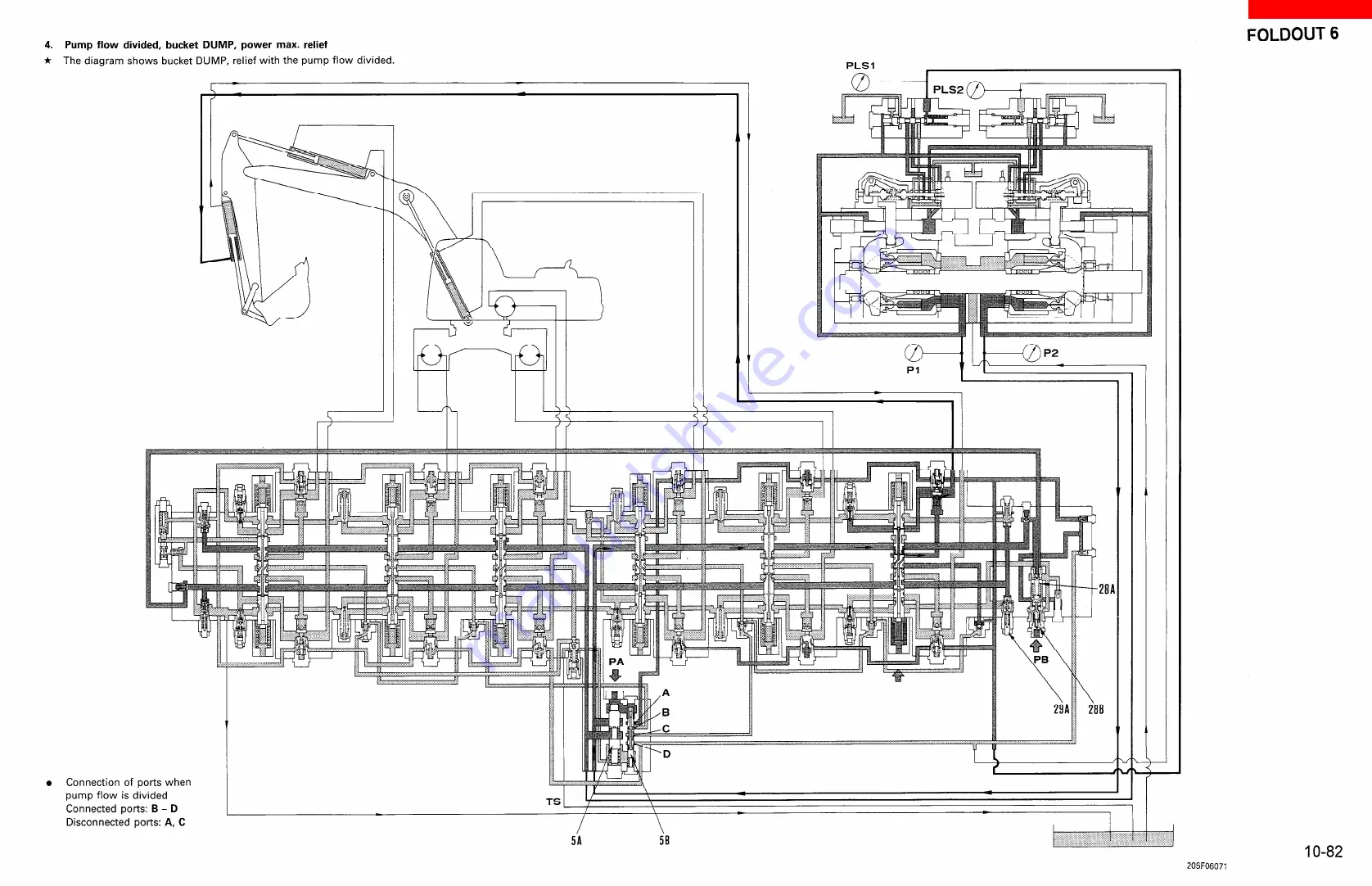 Komatsu PC200-6 Shop Manual Download Page 128