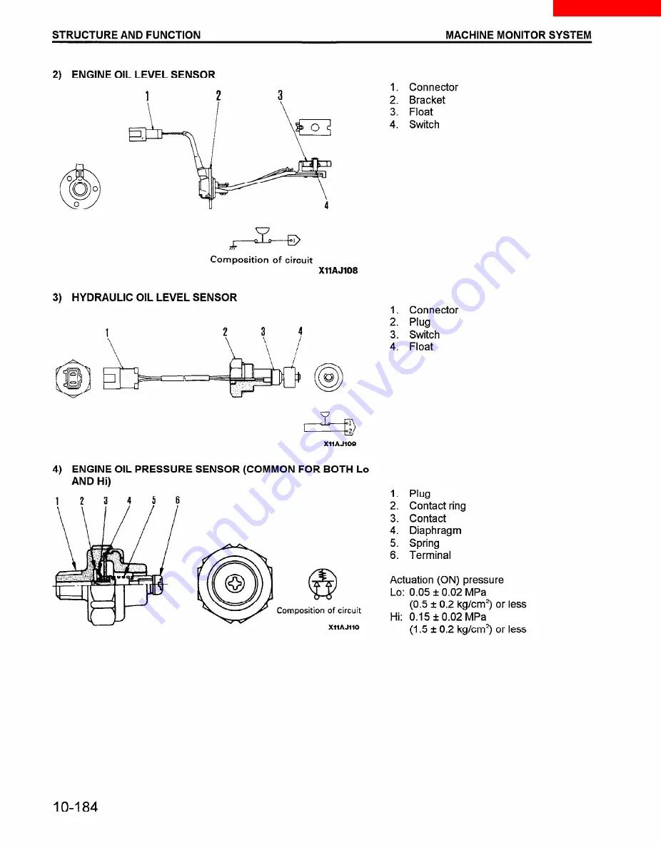 Komatsu PC200-6 Скачать руководство пользователя страница 230