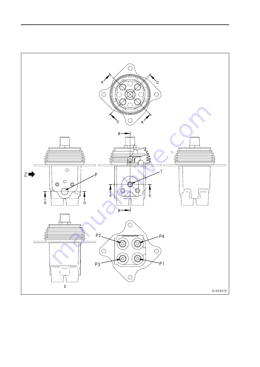 Komatsu PC200-8M0 Shop Manual Download Page 220