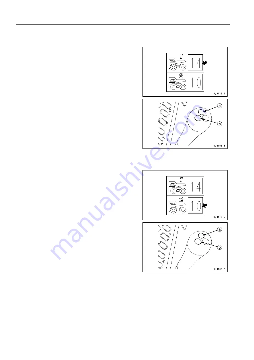 Komatsu PC2000-8 BACKHOE Operation & Maintenance Manual Download Page 96