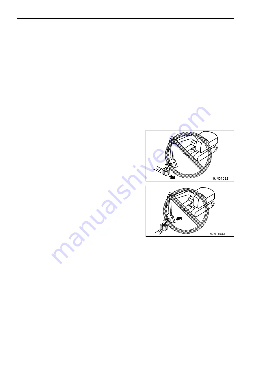 Komatsu PC210-10 DEMOLITION BASE SPEC. Operation & Maintenance Manual Download Page 60