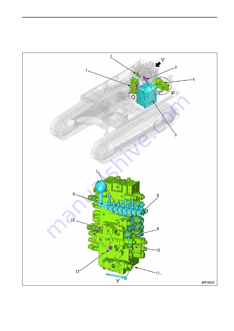 Komatsu PC500LC-10R Shop Manual Download Page 167