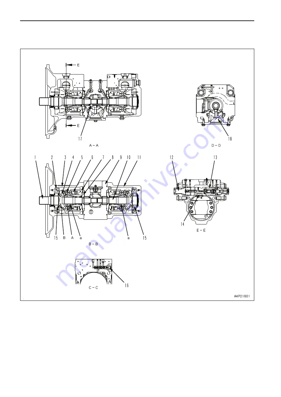 Komatsu PC500LC-10R Shop Manual Download Page 204