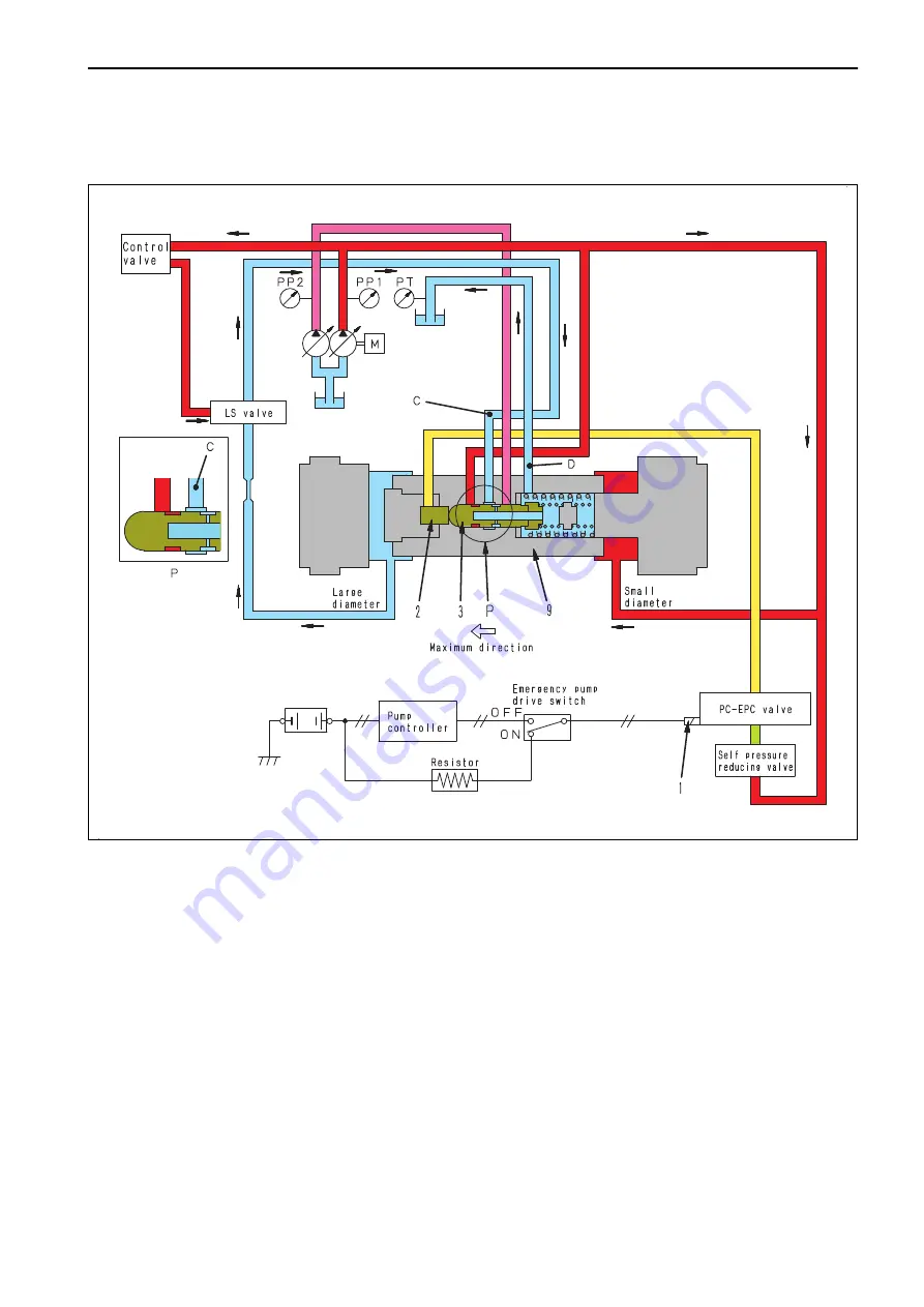 Komatsu PC500LC-10R Shop Manual Download Page 219