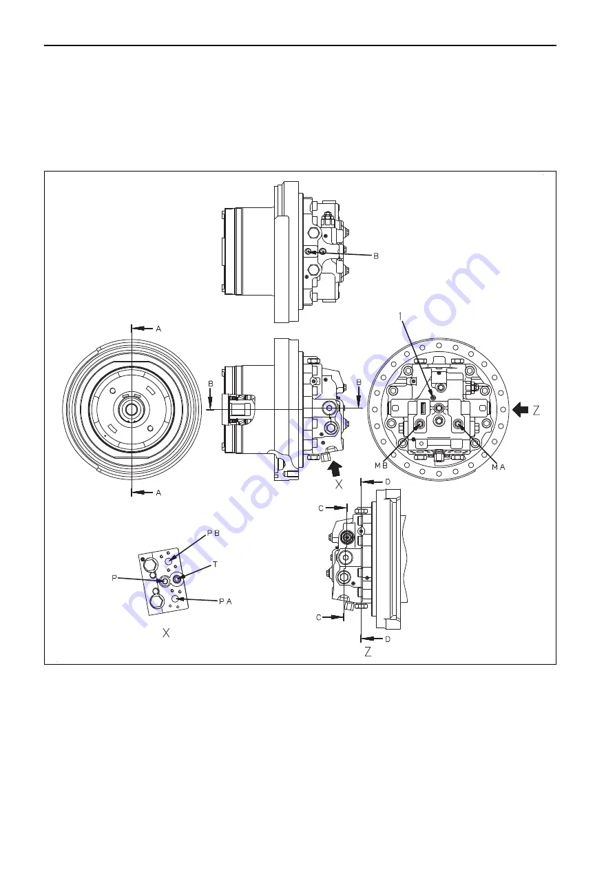 Komatsu PC500LC-10R Shop Manual Download Page 348