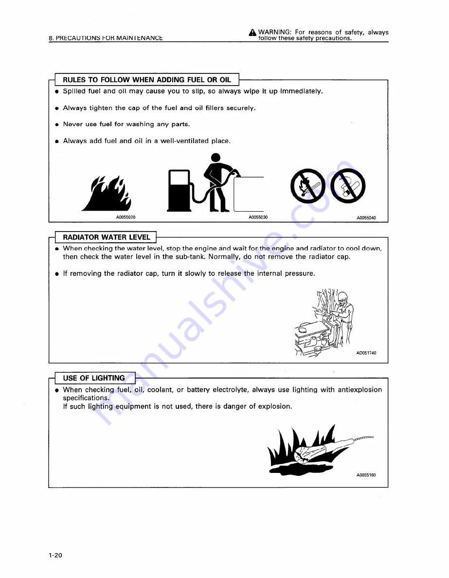 Komatsu Super D155AX-3 Operation & Maintenance Manual Download Page 29