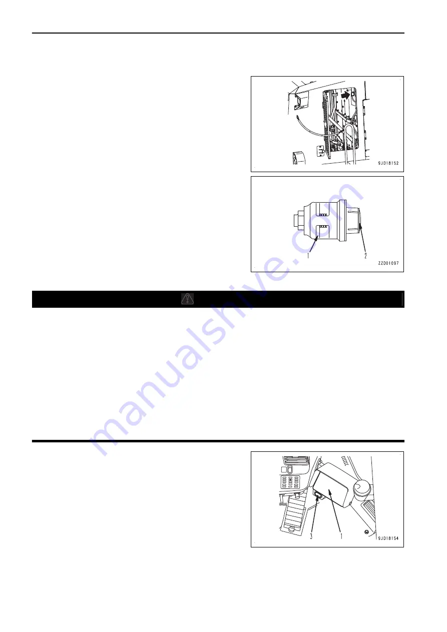 Komatsu WA600-8 Operation & Maintenance Manual Download Page 210