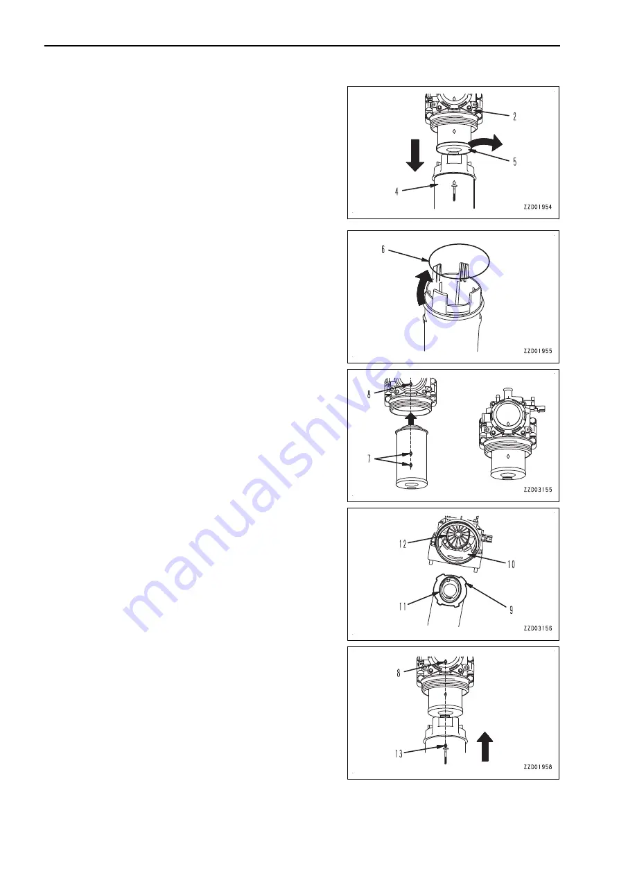 Komatsu WA600-8 Operation & Maintenance Manual Download Page 446