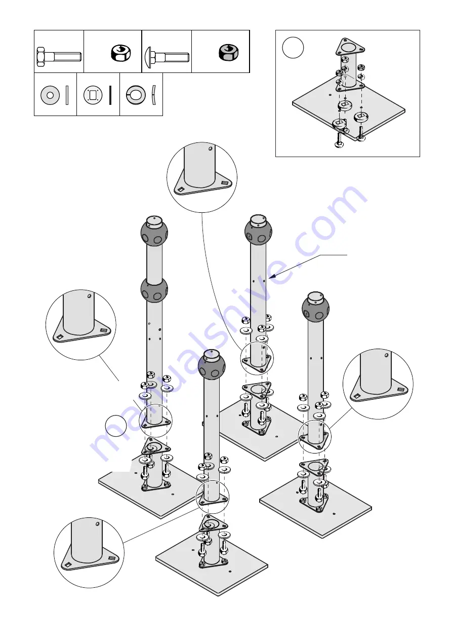 KOMPAN GXY801800-3717 Assembly Instructions Manual Download Page 12