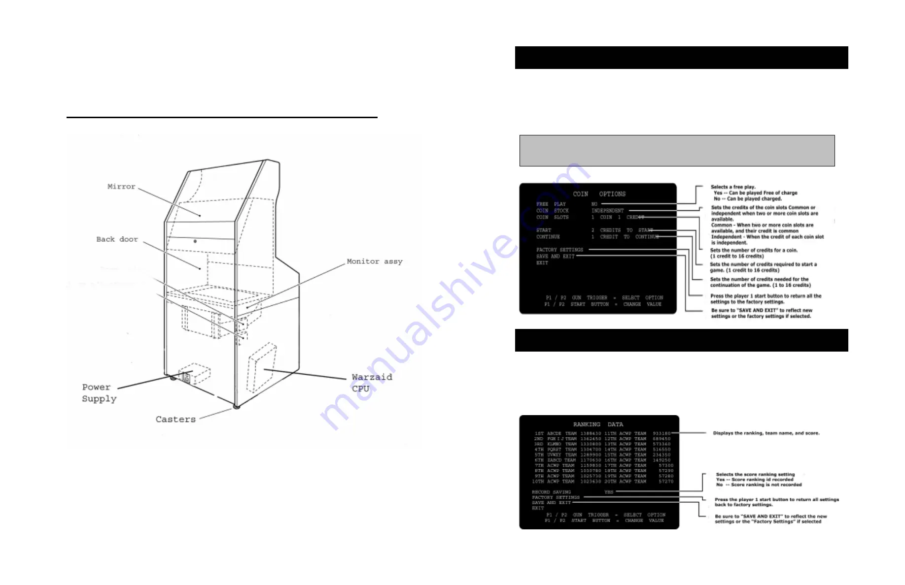 Konami Warzaid GKC22-UCC Operator'S Manual Download Page 8