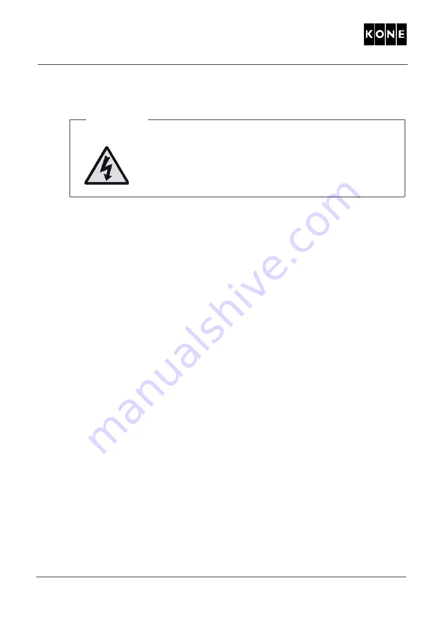 Kone MonoSpace 2.1 Series Maintenance Instruction Download Page 7