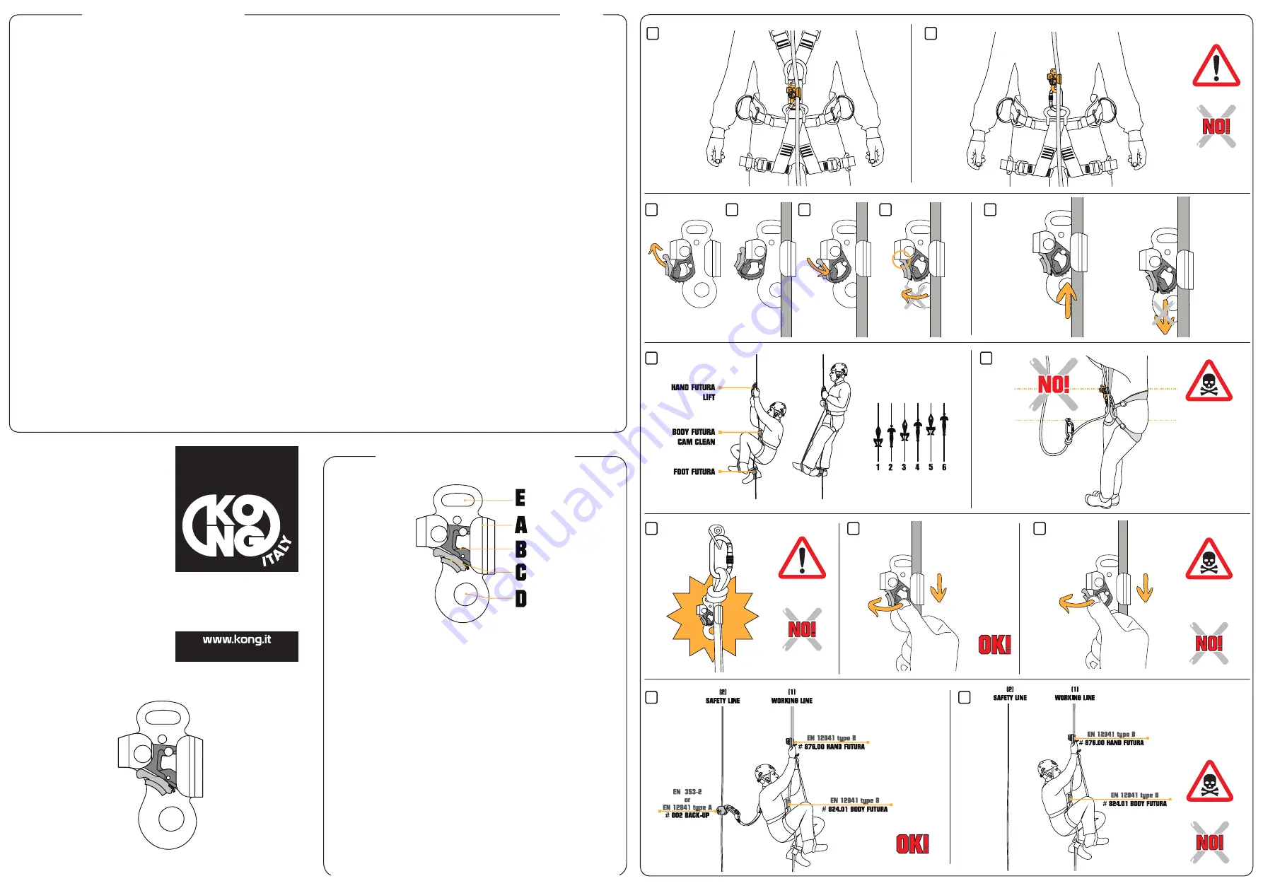 Kong BODY FUTURA Скачать руководство пользователя страница 1