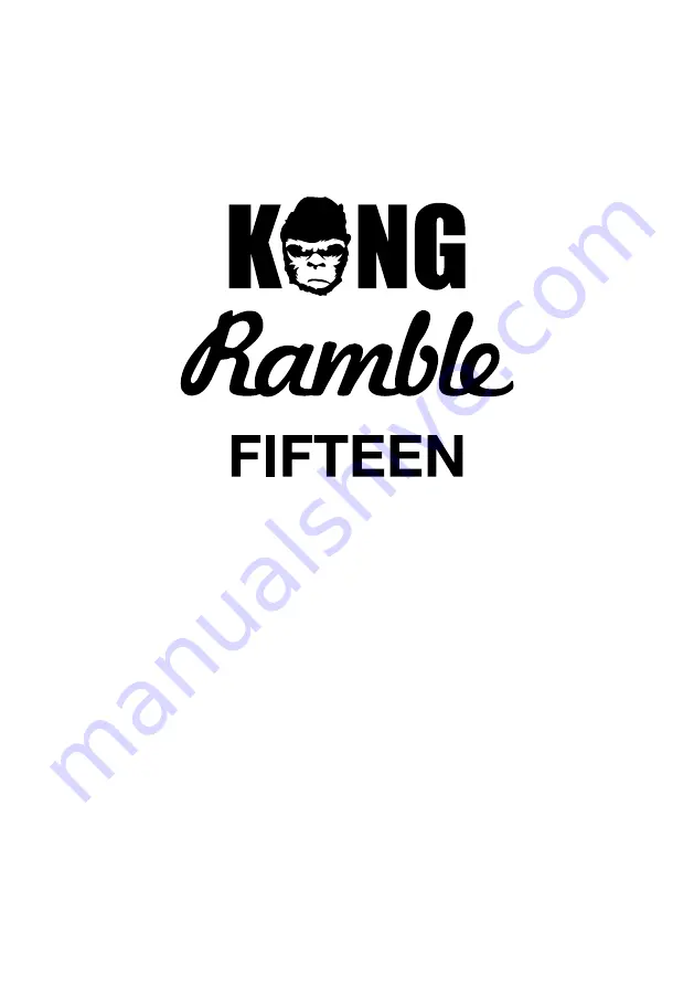 Kong RambleFifteen Скачать руководство пользователя страница 1