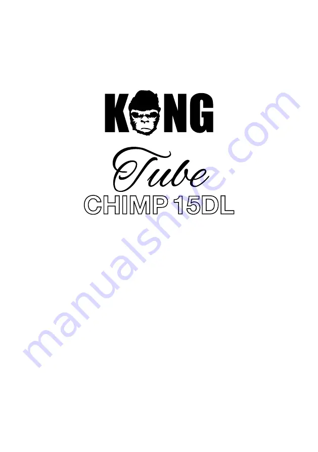 Kong TubeChimp 15DL Manual Download Page 1