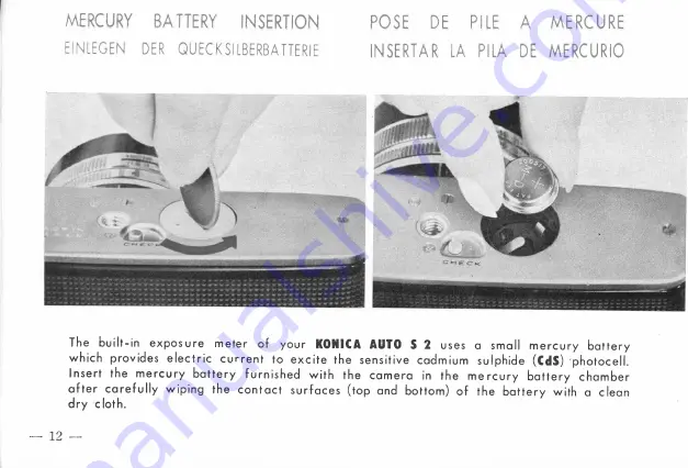 Konica Minolta Auto 52 Instructions Manual Download Page 12